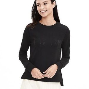 Banana Republic 'Noir' sweatshirt